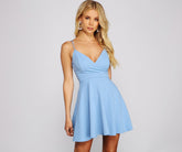 Simply Gorgeous Flowy Skater Dress Oshnow
