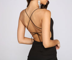 Simply Sultry Sleeveless Mini Dress Oshnow