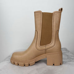 Slip On Mid Calf Chelsea Boots Oshnow