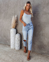 Smooth Seamless Cami Tank - Pewter Oshnow