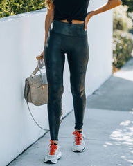 Spanx - Faux Leather Leggings Oshnow