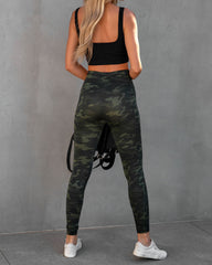 Spanx - Look At Me Now Seamless Legging - Camo Oshnow