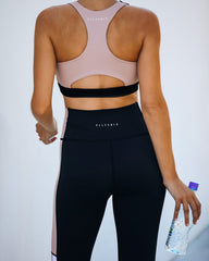 Step By Step Colorblock Sports Bra Oshnow