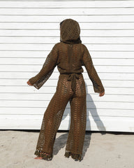 Stevie Crochet Wide Leg Pants Oshnow