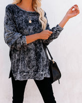 Stonestown Cotton Acid Wash Relaxed Pullover Oshnow