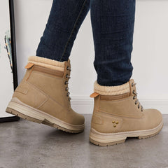 Suisecloths Classic Non Slip Ankle Work Boots Waterproof Hiking Combat Boots Oshnow