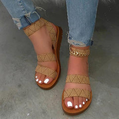 Summer Flat Sandals Oshnow