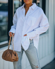 Surplus Cotton Collared Button Down Top Oshnow