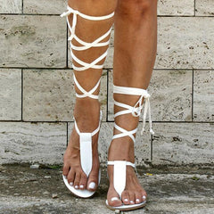 T-strap Ancient Greek Sandals Oshnow