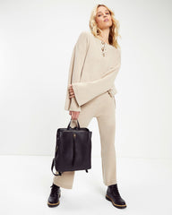 Taking It Easy Wide Leg Pants - Taupe Oshnow