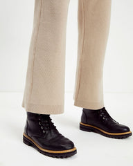 Taking It Easy Wide Leg Pants - Taupe Oshnow