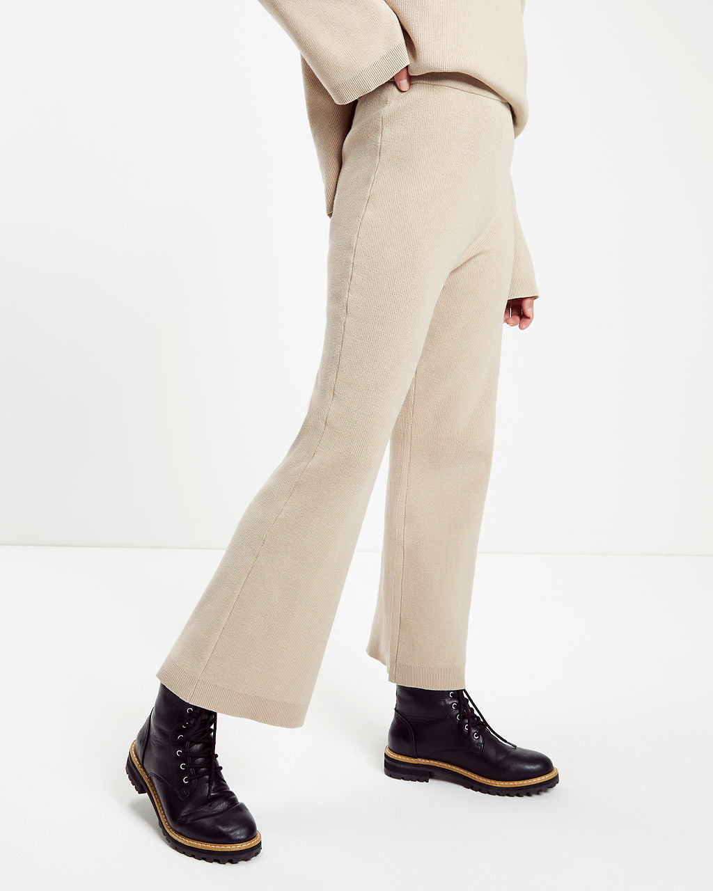 Taking It Easy Wide Leg Pants - Taupe Oshnow