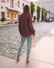 Tallulah Button Down Blouse Oshnow