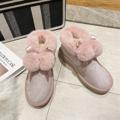 Thick-Soled Velvet Warm Snow Boots Oshnow