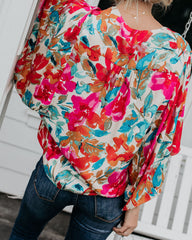 Tropicana Floral Kimono Top Oshnow
