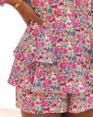 Union Street Floral Ruffle Romper Oshnow