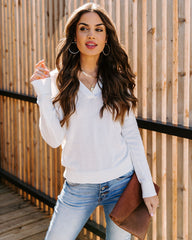 Vicente Cotton Collared Knit Top Oshnow