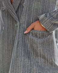 Walk Of Fame Shimmer Flare Pants - Silver Oshnow