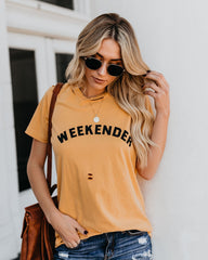 Weekender Distressed Vintage Cotton Tee Oshnow