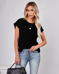 Westwood Cotton Blend Tee - Black Oshnow