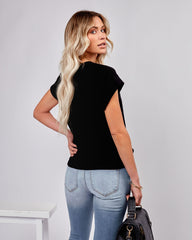 Westwood Cotton Blend Tee - Black Oshnow