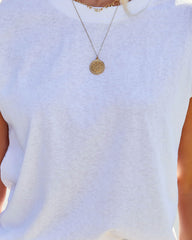 Westwood Cotton Blend Tee - White Oshnow