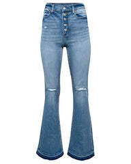 Williams High Rise Distressed Stretch Bootcut Jeans Oshnow