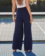 Windblown Pocketed Woven Pants Oshnow