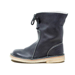 Winter Vintage Boots Warm Unisex Lace-up Shoes Oshnow