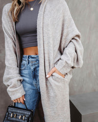 Winter Winds Cardigan - Taupe Oshnow