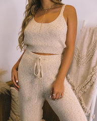 Winterful Life Knit Crop Top - Oat Oshnow