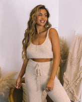Winterful Life Knit Crop Top - Oat Oshnow