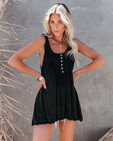 Wonderful Day Relaxed Knit Tunic - Faded Black Oshnow