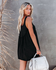 Wonderful Day Relaxed Knit Tunic - Faded Black Oshnow