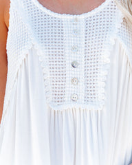 Wonderful Day Relaxed Knit Tunic - Ivory Oshnow