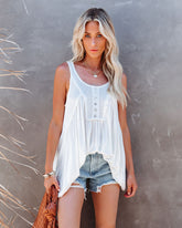 Wonderful Day Relaxed Knit Tunic - Ivory Oshnow