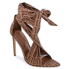 Wrap Up Single High Heel Dress Shoes Oshnow