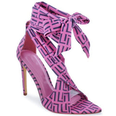 Wrap Up Single High Heel Dress Shoes Oshnow