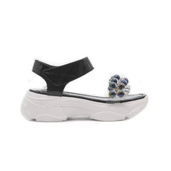 Cute Beans Velcro Side Closure Sandals