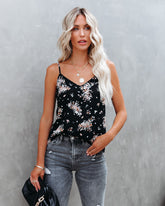 Yolo Floral Crop Cami Tank Oshnow