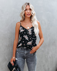 Yolo Floral Crop Cami Tank Oshnow