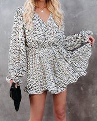 You're Golden Pleated Romper Oshnow