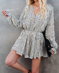 You're Golden Pleated Romper Oshnow