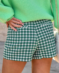 Clever Girl Woven Skort - Green