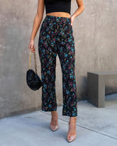 Dolce Life Floral High Rise Pants