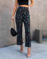 Dolce Life Floral High Rise Pants