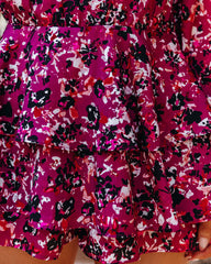 Enchanting Printed Ruffle Romper