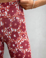 Floral Spice Biker Shorts