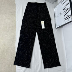 High-Waisted Starry Sky Jeans