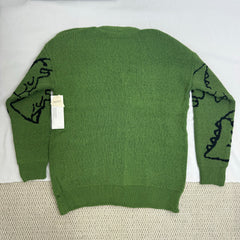 Street Cartoon Cardigan Sweater